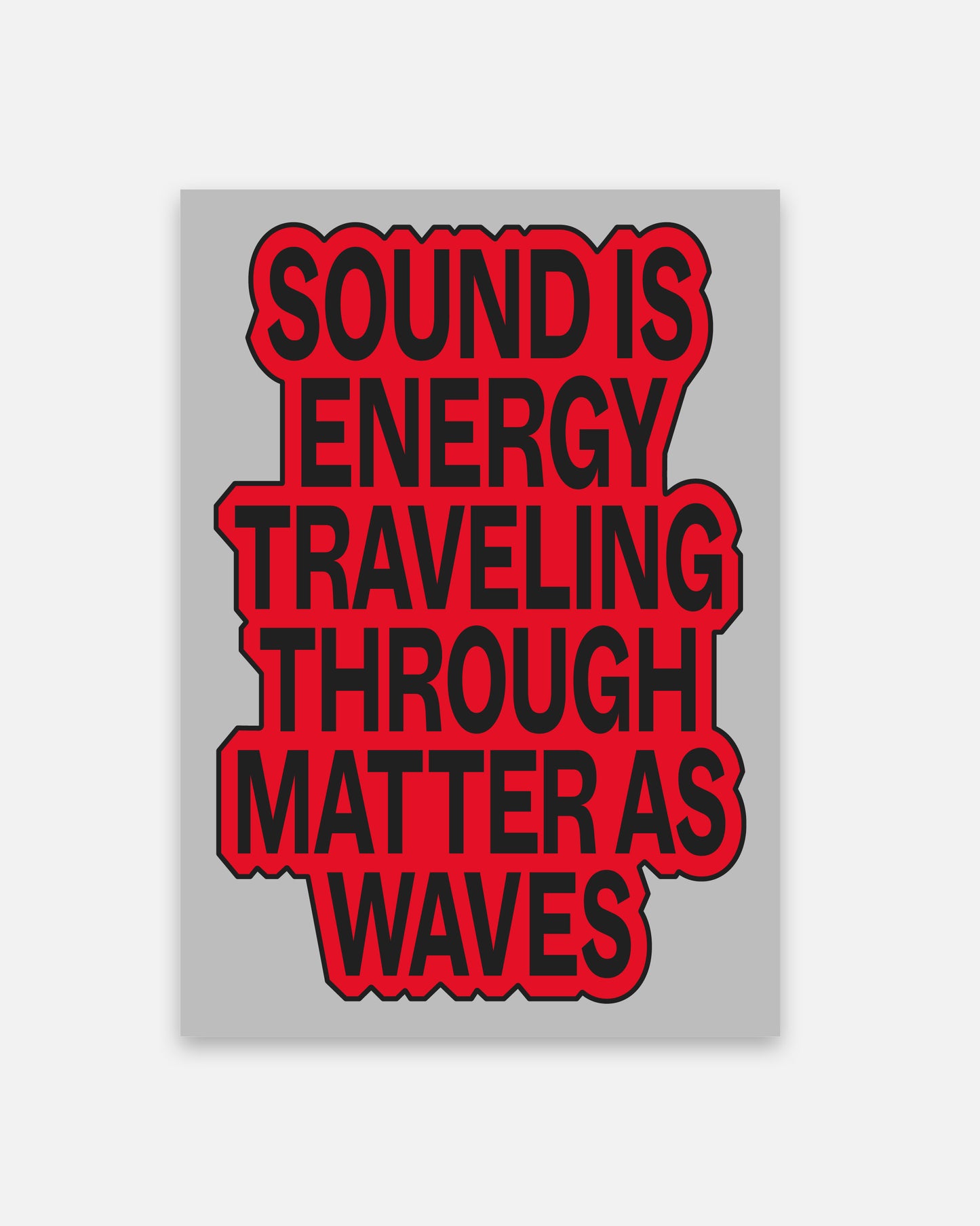 POSTER – TRAVELING THROUGH MATTER AS WAVES