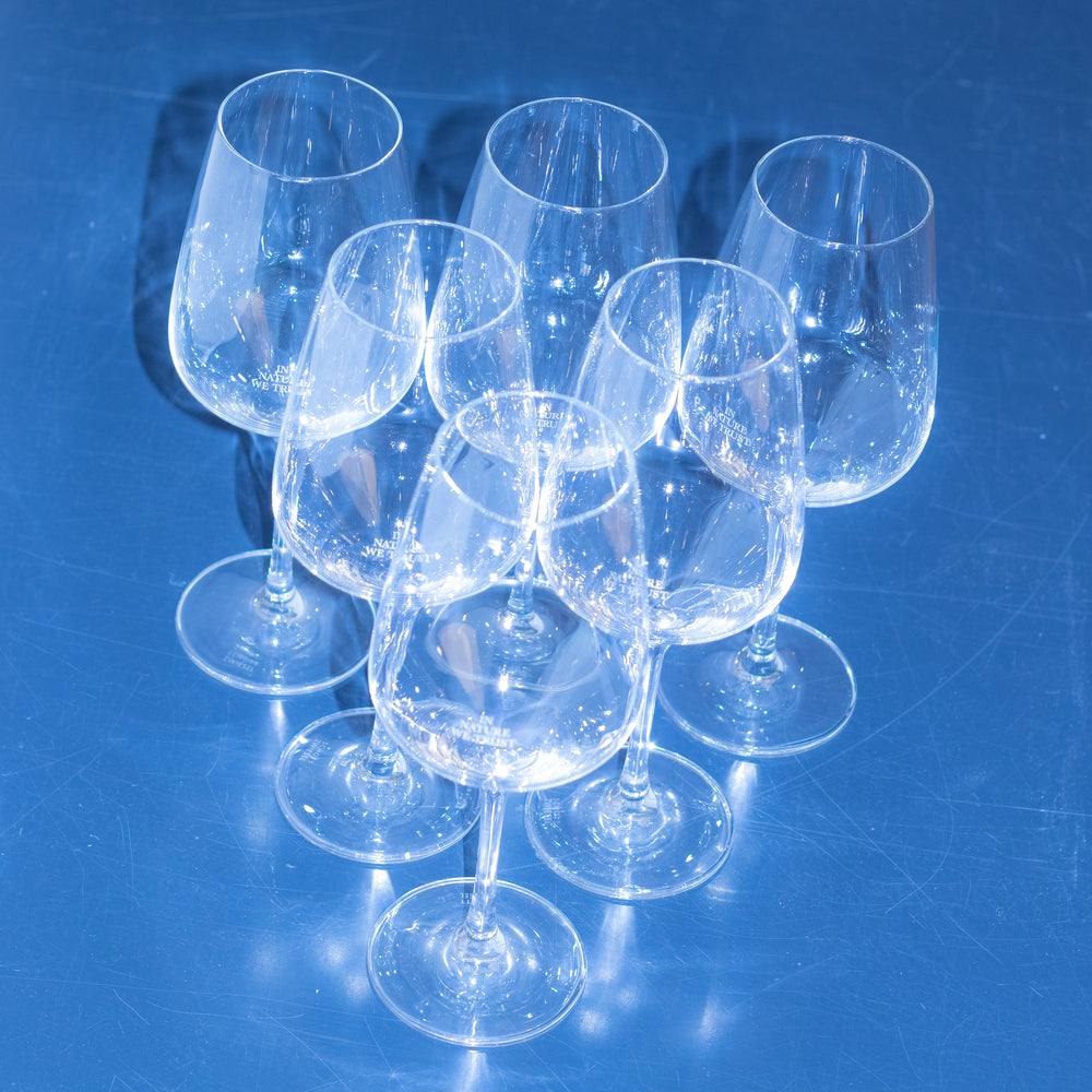 WINE GLASSES – IN NATURE WE TRUST